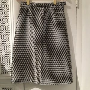 Vintage A-line Midi Skirt